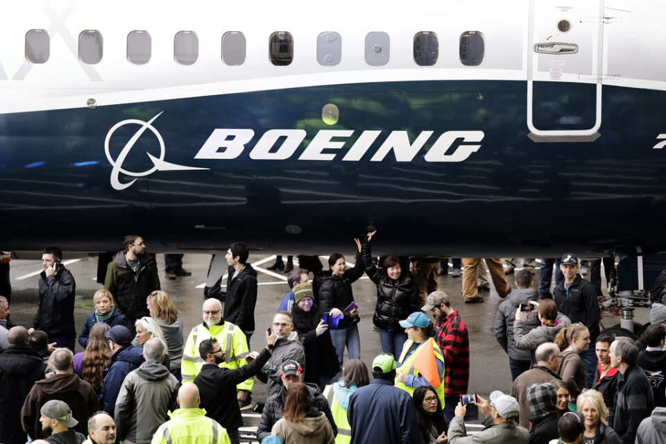 Boeing räknar med att deras 737 max 8-plan kommer att kunna flyga i kommersiell trafik i början på nästa år. Arkivbild.