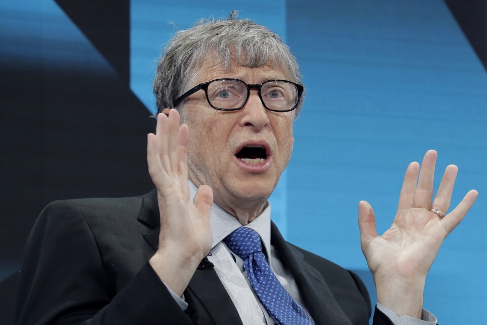Bill Gates varnades redan 2008, men lovade att det aldrig skulle hända igen. Bild från WEF i Davos 2019.