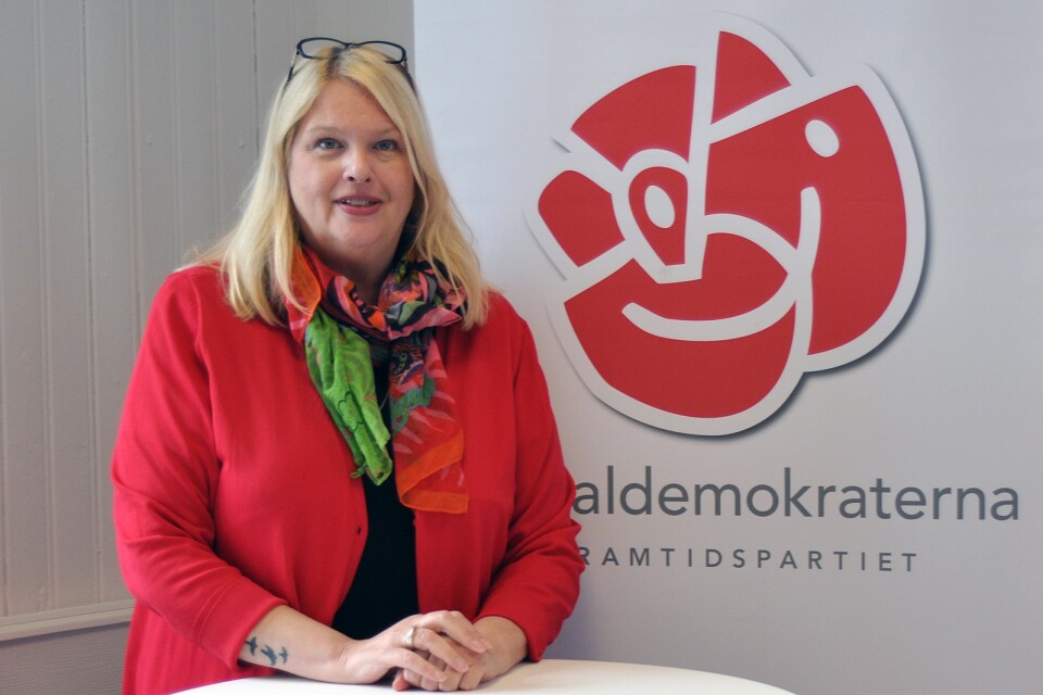 Anna Lööf Hedh, ordförande för S-kvinnor i Kalmar län.