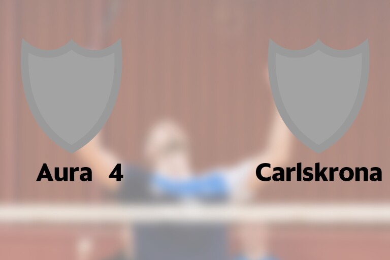 Spel igen efter uppehållet när Aura 4 möter Carlskrona