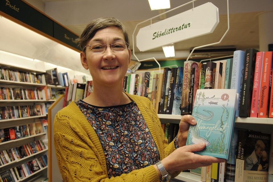 Bokrean började den 25 februari och brukar pågå i två veckor. Liselotte Olsson, som driver bokhandeln i Osby, är nöjd med årets resultat. FOTO: SUSANNE GÄRE