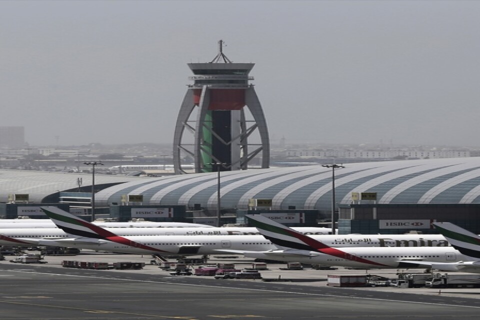 Den internationella flygplatsen i Dubai. Arkivbild.