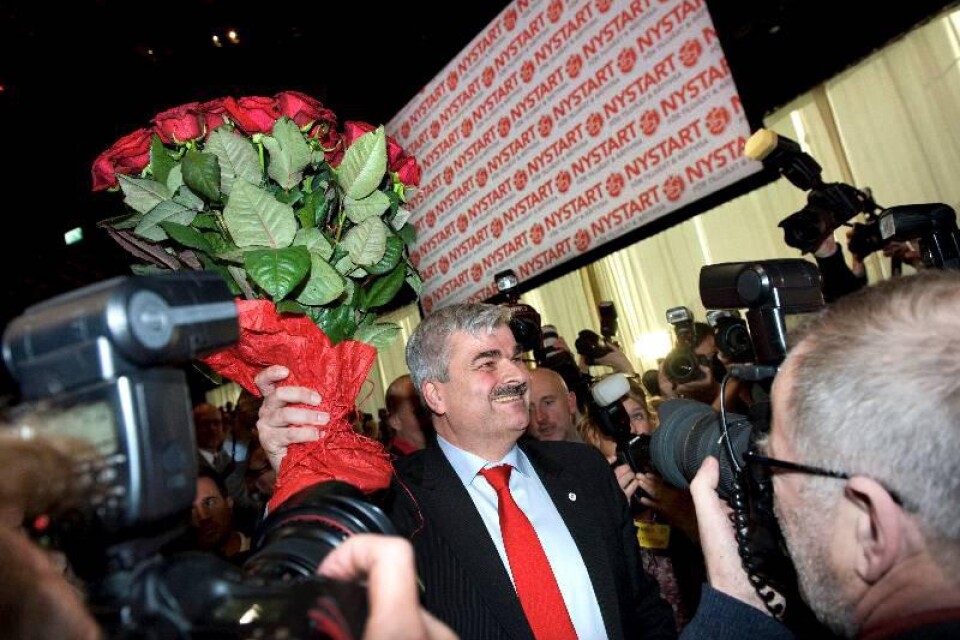 Nyvlad. I mars 2011 valdes Håkan Juholt till ny ordförande för socialdemokraterna.Foto: Claudio Bresciani / SCANPIX