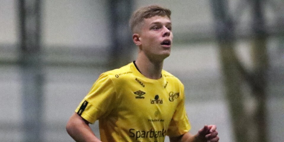 Elfsborgs Gottfrid Rapp under en match mot Norrköping i U17-allsvenskan förra året.