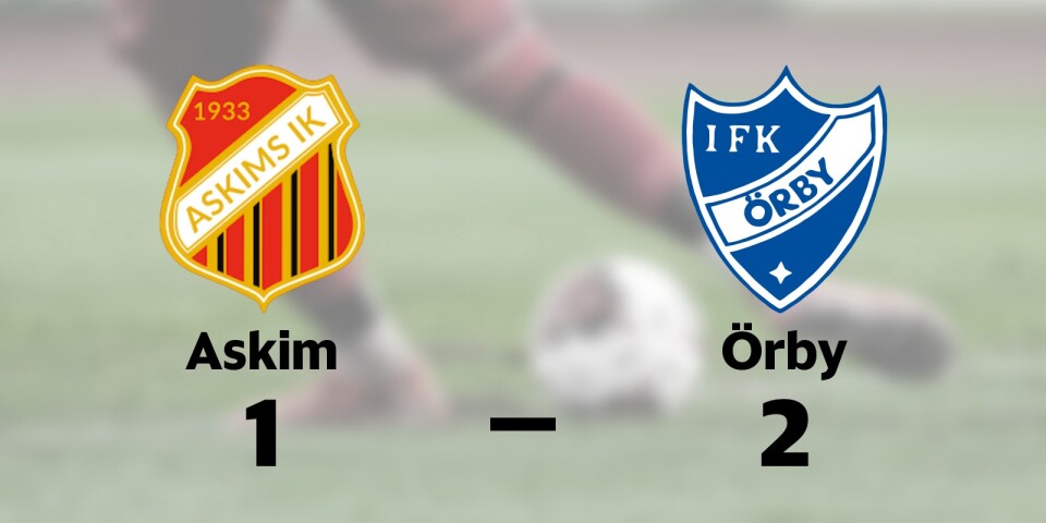 Askims IK förlorade mot IFK Örby