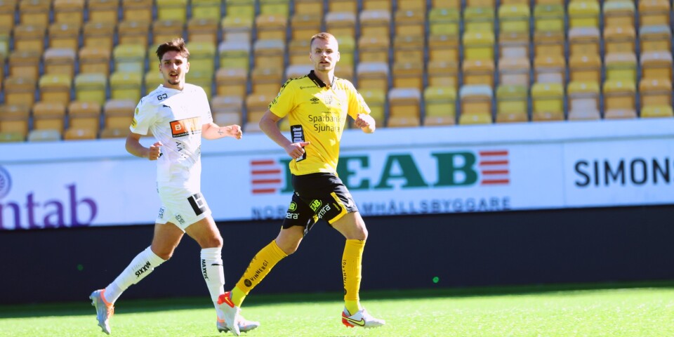 Gustav Henriksson spelade 55 minuter i U21-allsvenskan.