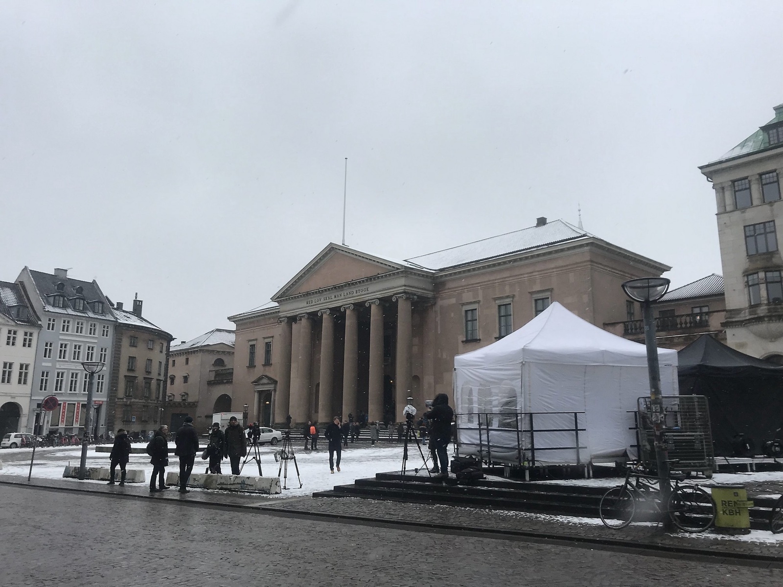 Rättegången hålls i säkerhetssalen i Köpenhamns byret. Foto: Lena Breitner 2018