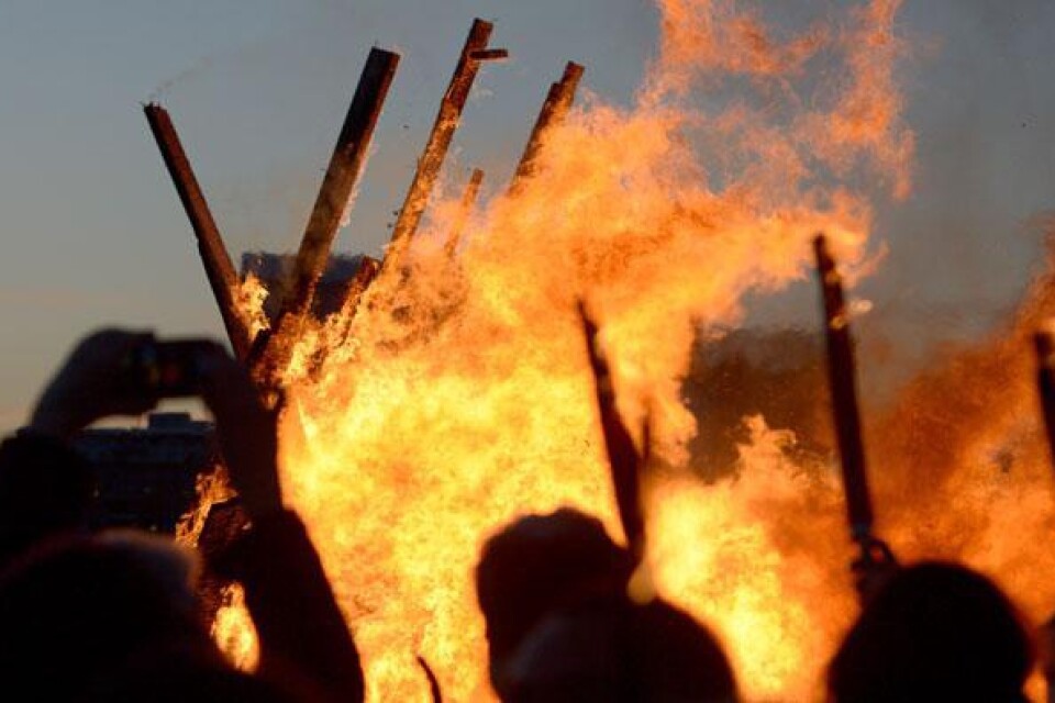 On 30th April we celebrate the return of spring with bonfires and singing.