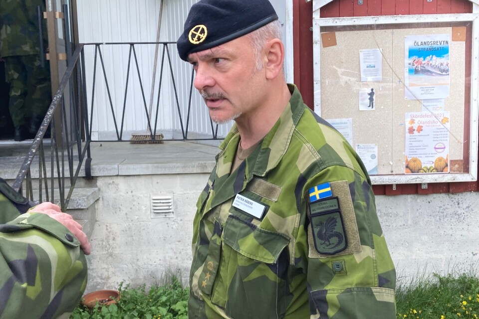 Överstelöjtnant Patrik Råberg, Kalmar-Kronobergsgruppen.