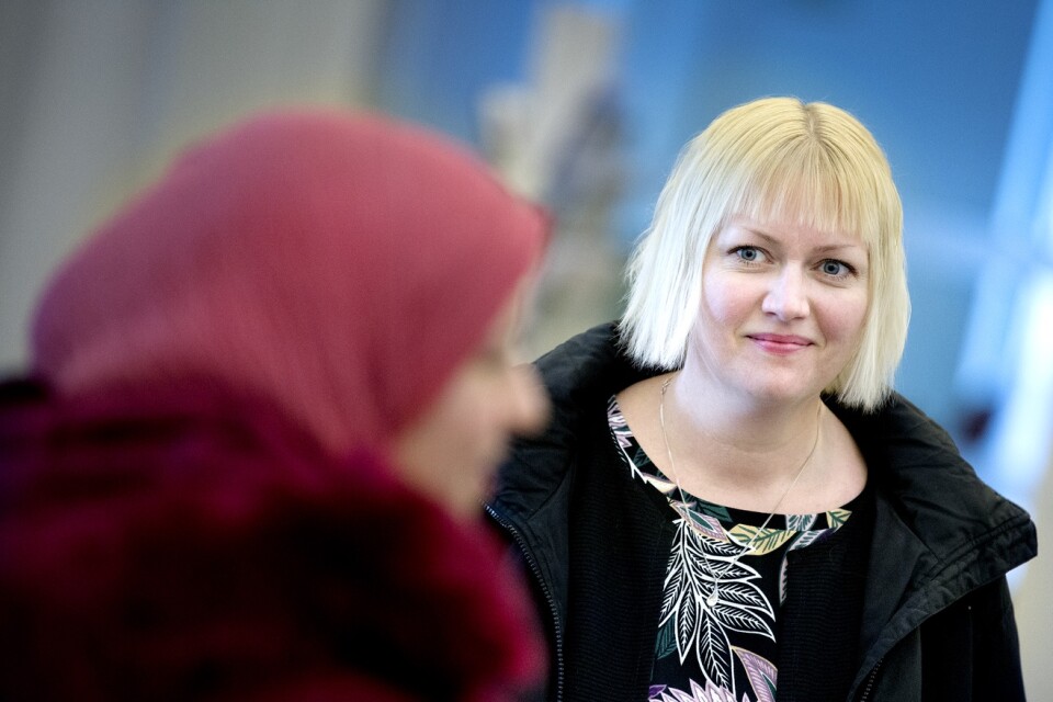 Since September, new arrivals have been matched with volunteers. "Everyone can contribute with their life skills", says Linda Edvardsson, volunteer co-ordinator.