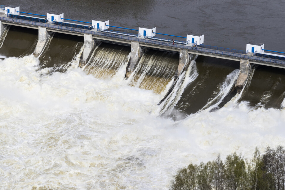 Försenad vårflod trycker upp elpriset, enligt Vattenfall. Arkivbild