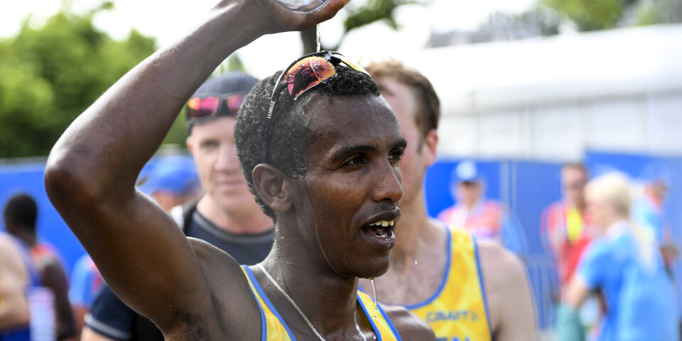Det lär bli varmt för Mustafa Mohamed och de andra svenska maratonlöparna i EM. Arkivbild.