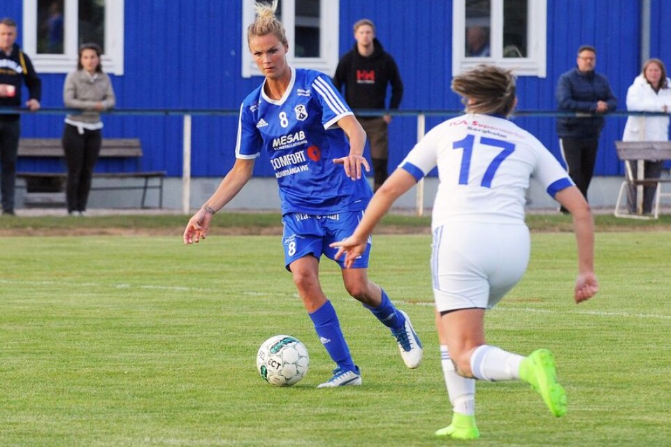 Therese Trofast inledde målskyttet mot IFK Kalmar.