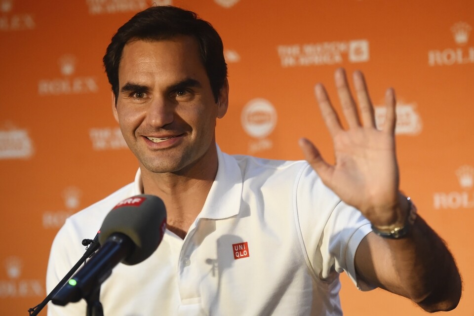 Roger Federer är tillbaka. Nu gör stjärnan comeback. Arkivbild.