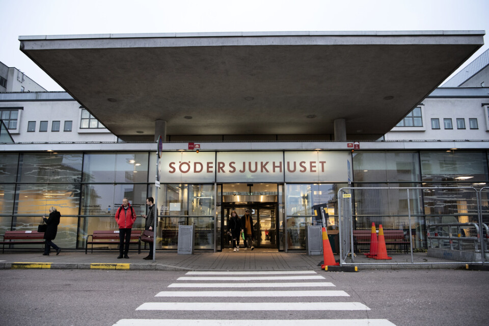 Södersjukhuset är ett av tre Stockholmssjukhus som nyligen varslat om att tjänster måste bort. Arkivbild.