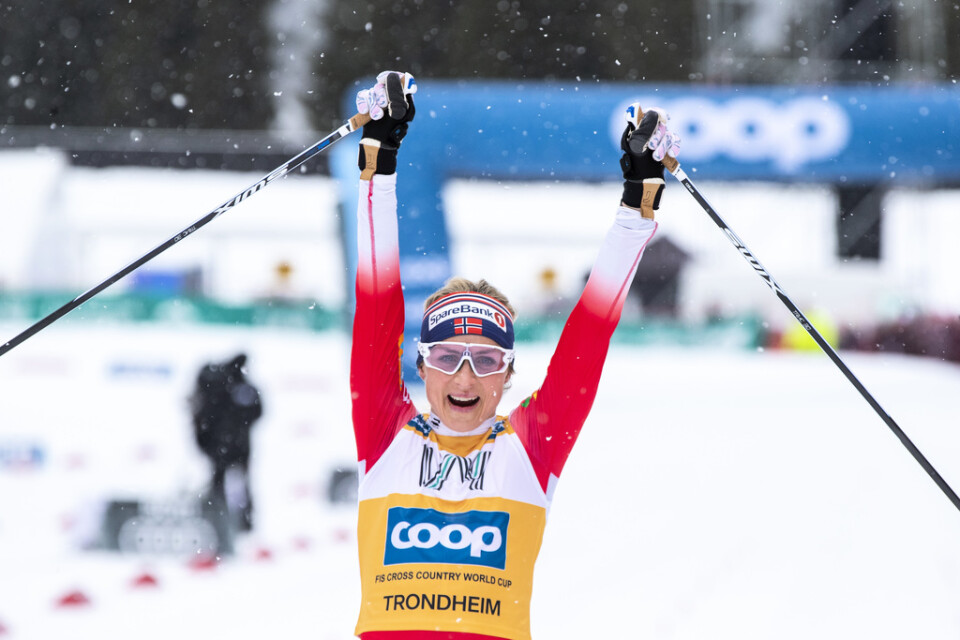 Therese Johaug var helt ohotad när Ski Tour 2020 avslutades i Trondheim.
