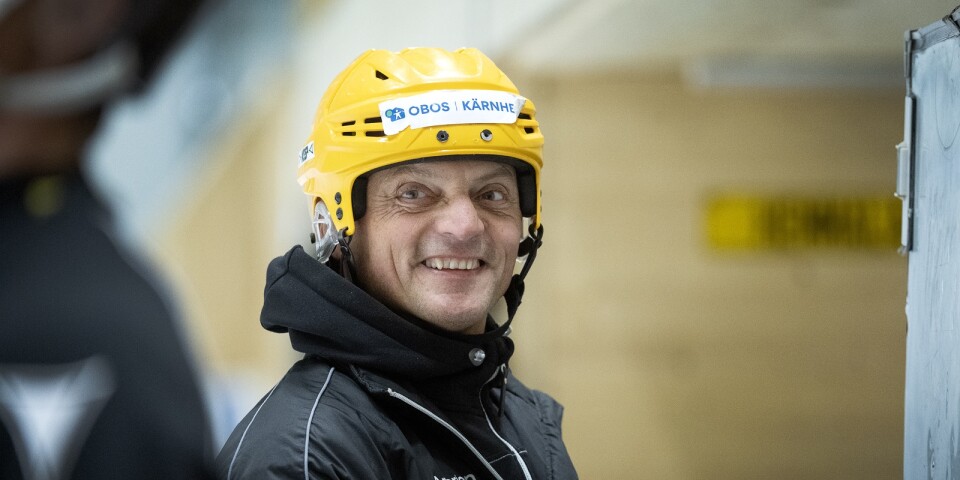 Johan Svensson, tränaren i Åby/Tjureda kunde bara le efter segern mot LAIK.