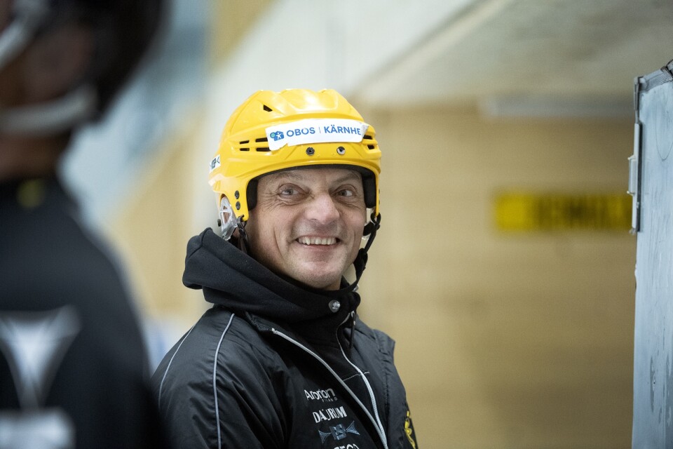 Johan Svensson, tränaren i Åby/Tjureda.