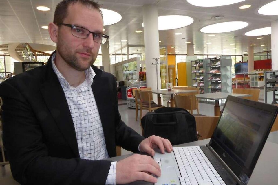 Stefan Gustavsson, näringslivskoordinator på EC Utbildning. Foto: David Färdigh