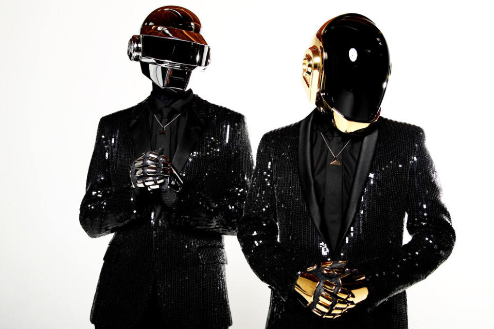 Thomas Bangalter, till vänster, tillsammans med Guy-Manuel de Homem-Christo, från den numera upplösta houseduon Daft Punk. Bangalters nya projekt är att tonsätta till en fransk balett. Arkivbild.