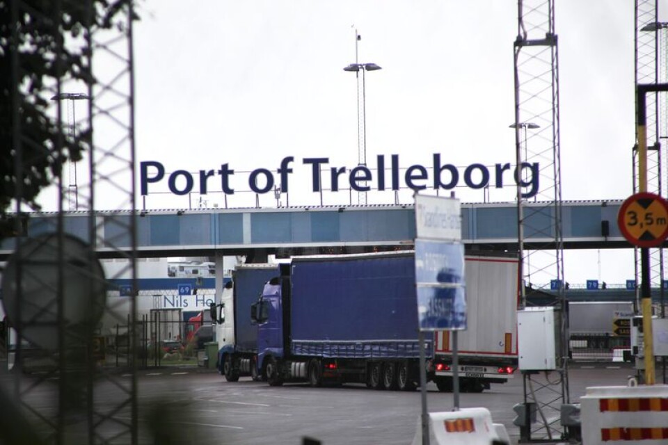 Trelleborgs hamn.