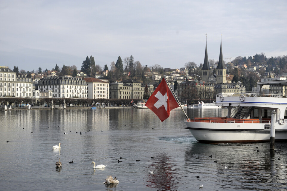 I Schweiz är den genomsnittliga förmögenheten högst i världen, enligt en studie. Arkivbild.