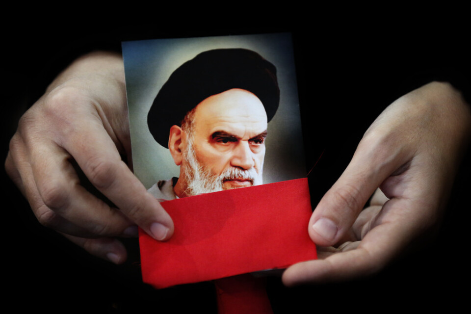 Den religiöse ledaren Ruholla Khomeini.