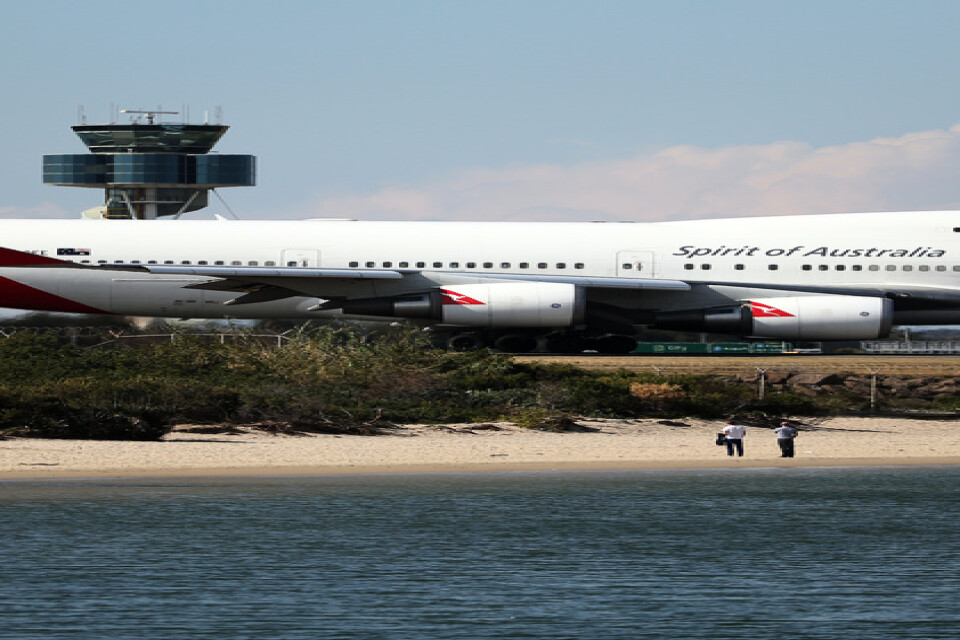 Qantasplan på Sydneys internationella flygplats, just dessa plan var inte inblandade i dne nu aktuella långflygningen.