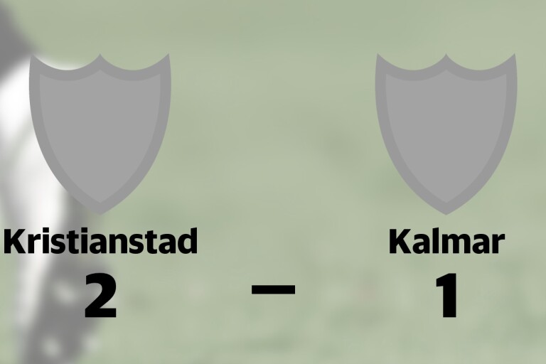 Kalmar förlorade borta mot Kristianstad