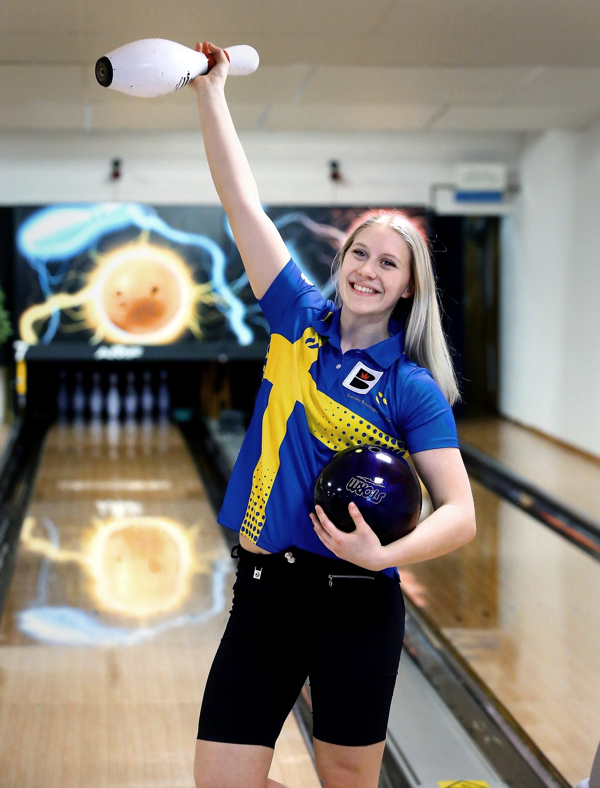 Bowlingtjejen Ottilia Gunnarsson, BS Hässle, nominerad till Bedrupsstipendiet 2019. Foto: Stefan Sandström