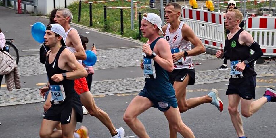 Simon från Karlshamn ”persade” i världens snabbaste maraton