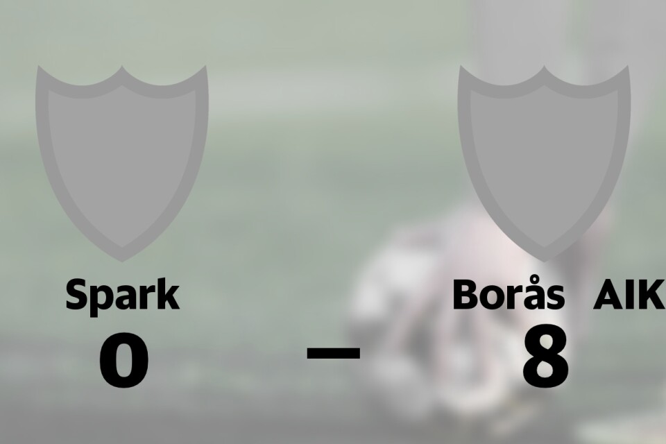 Målfest för Borås AIK borta mot Spark