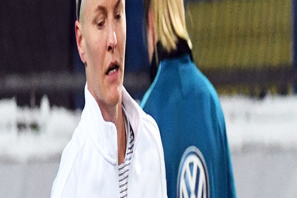 Nilla Fischer är tysk mästare med Wolfsburg för tredje året i rad. Arkivbild.