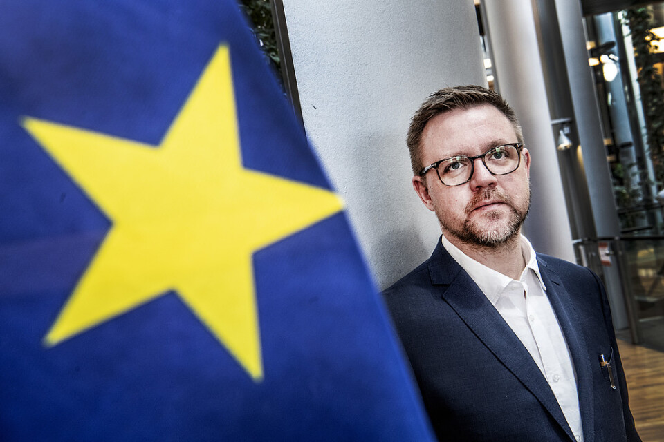 Fredrick Federley (C) redovisar den högsta sidoinkomsten av de 20 svenska EU-parlamentarikerna. Arkivbild.