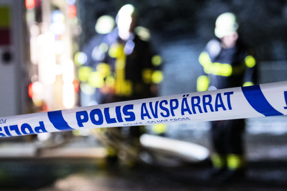 En kvinna omkom i en villabrand utanför Sölvesborg. Arkivbild.