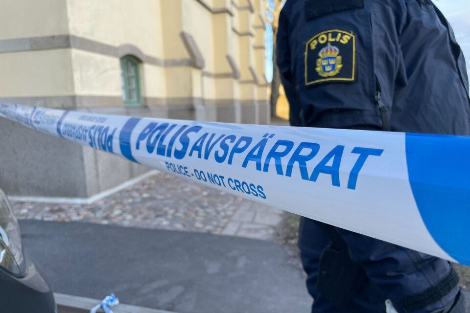 Mordplatsen vid Östra Vallgatan var avspärrad fram till fredagskvällen.
