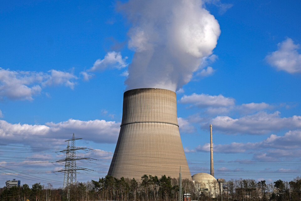En av Tysklands kvarvarande kärnreaktorer, i Lingen. De sista kärnkraftverken är tänkta att stängas under 2022. Arkivbild.