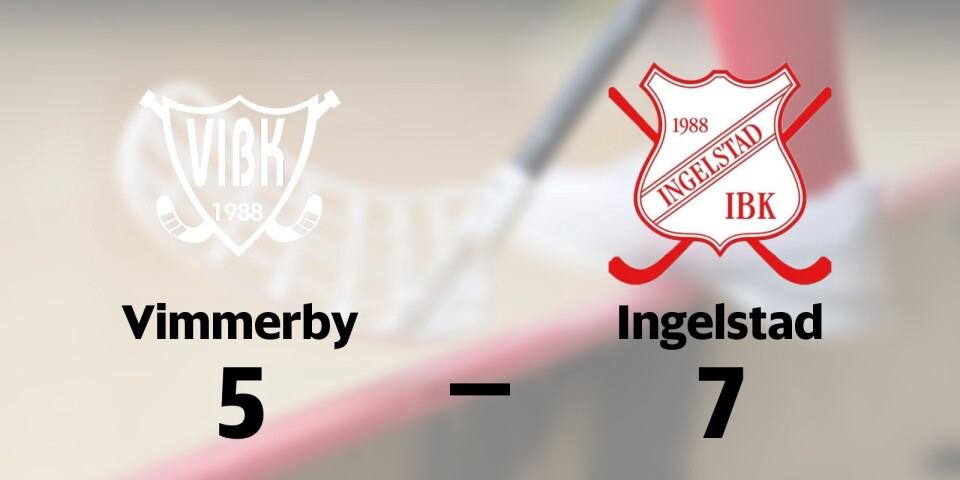 Vimmerby IBK förlorade mot Ingelstad IBK