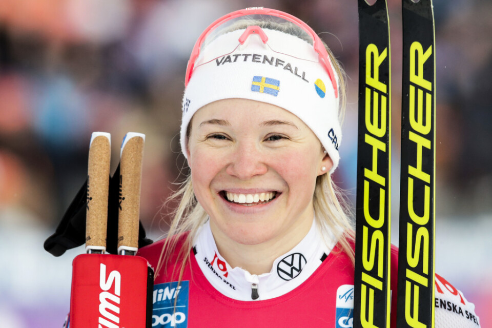 Jonna Sundling ser fram emot Tour de Ski. Arkiv.