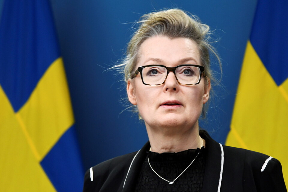 Skolminister Lina Axelsson Kihlblom (S) är klar med ett förslag om förbud för nya religiösa friskolor. Arkivbild