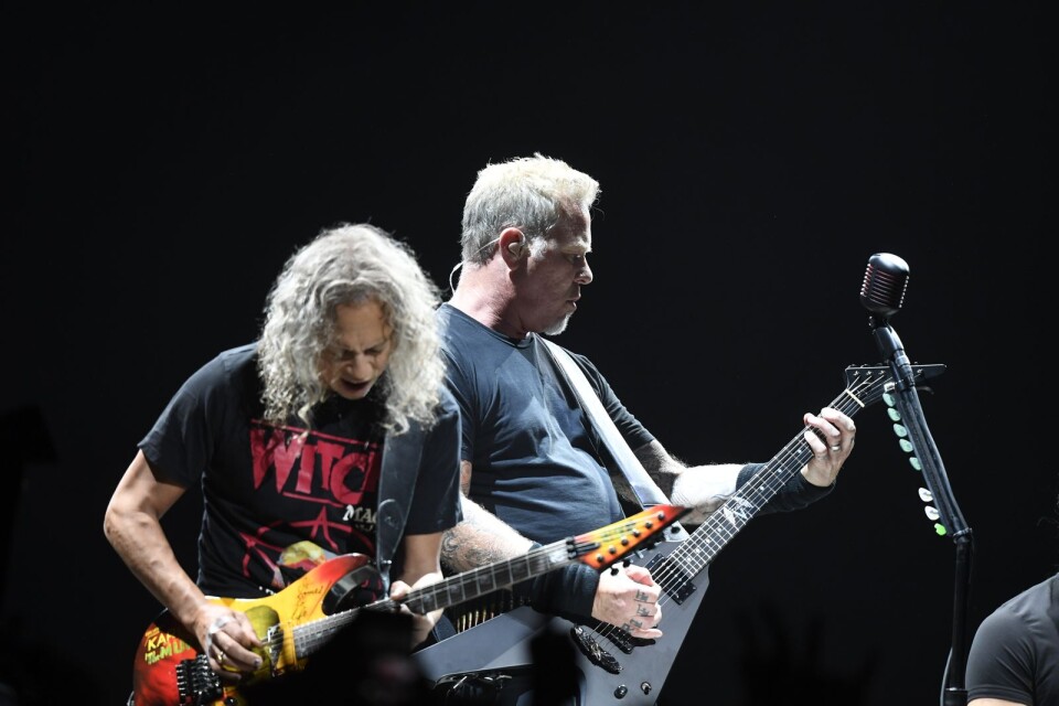 Metallica slog sitt eget publikrekord i Globen. Arkivbild.