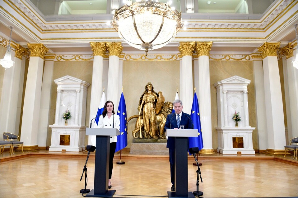Finlands statsminister Sanna Marin och president Sauli Niinistö tillkännagav på söndagen att landet ansöker om medlemskap i Nato.