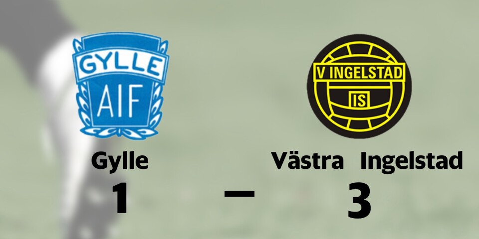 Tuff match slutade med förlust för Gylle mot Västra Ingelstad