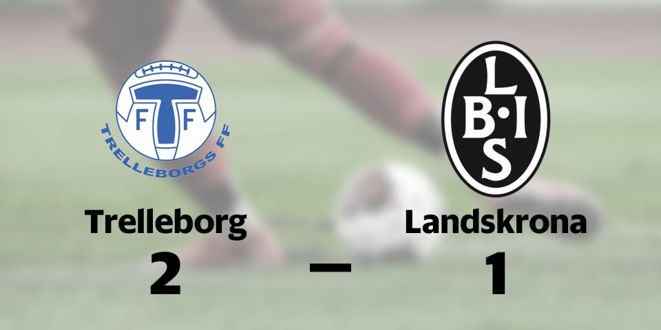 Första segern för säsongen för Trelleborg