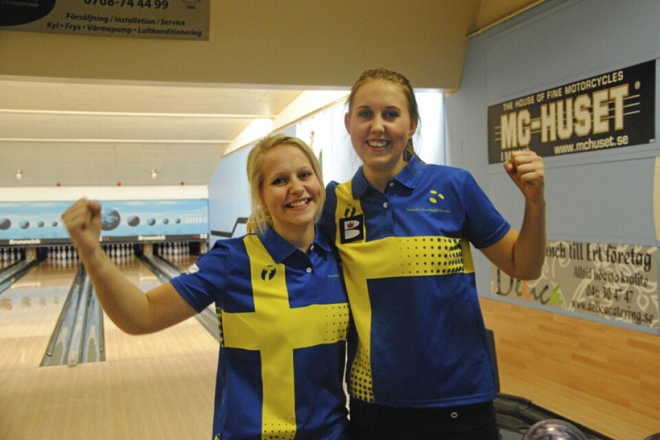 Cajsa och Jenny Wegner går för guld vid junior-NM i Malmö. Foto: Michael Lindholm