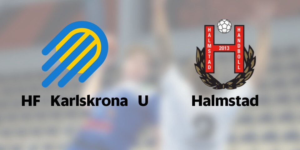 HF Karlskrona U tar emot Halmstad