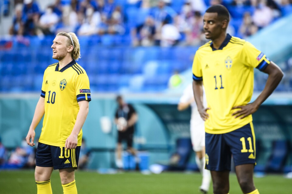 Emil Forsberg och Alexander Isak kan tillsammans med den övriga svenska truppen se till att Sverige blir gruppetta.