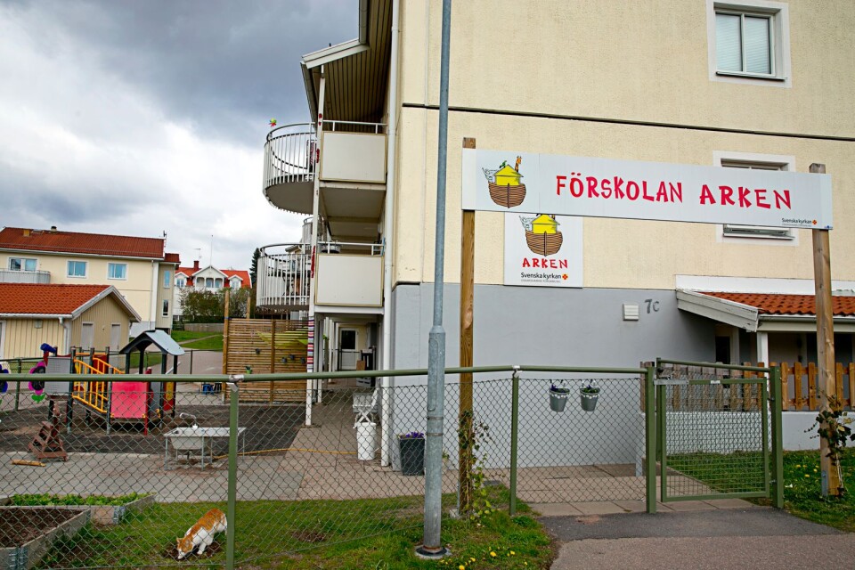 Förskolan Arken i Oskarshamn, en av många fristående förskolor som nu misstänkliggörs.