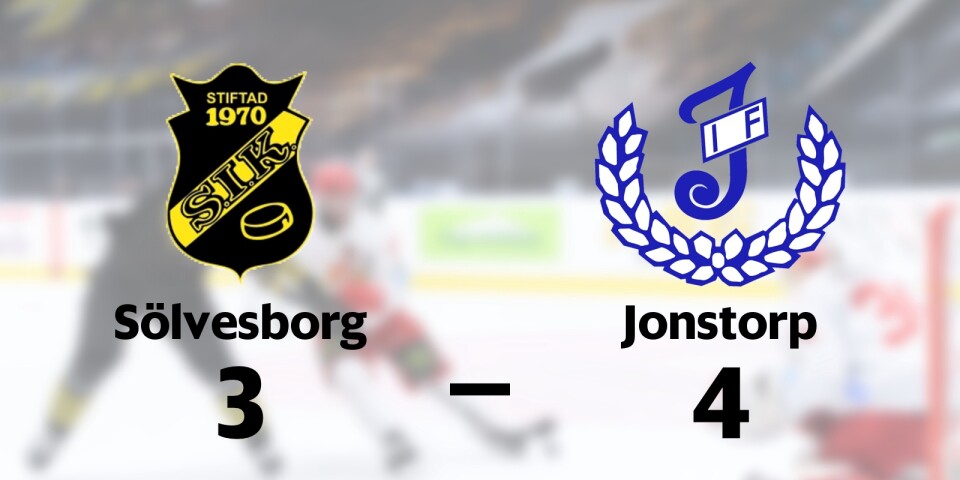 Sölvesborg förlorade hemma mot Jonstorp