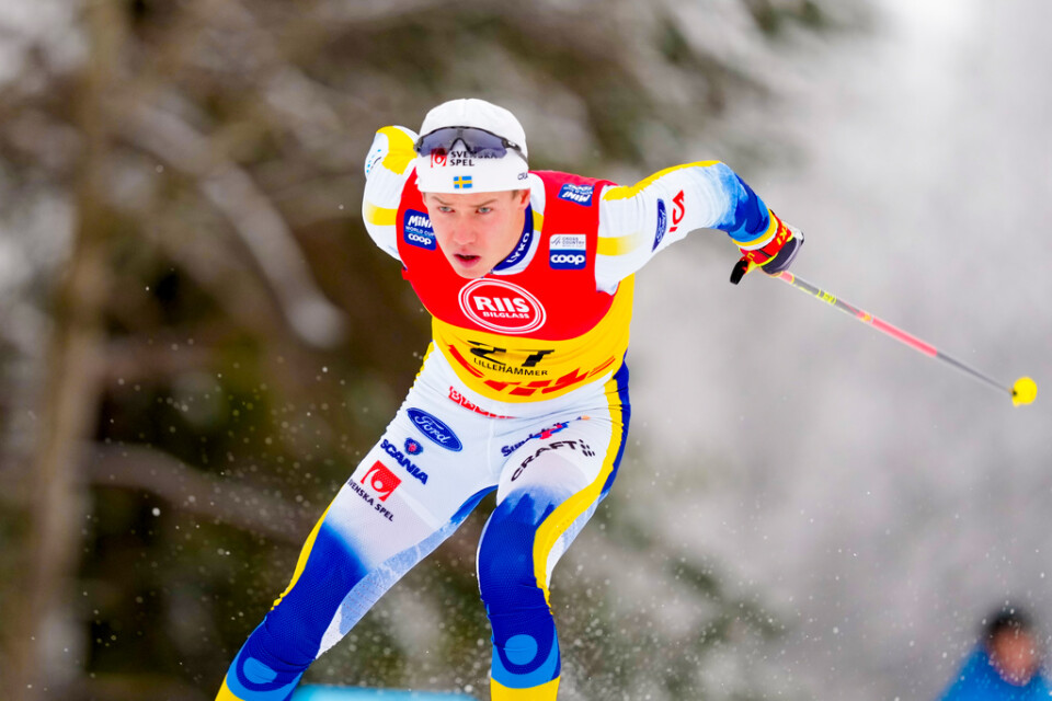Leo Johansson bryter Tour de Ski i förtid. Arkivbild.